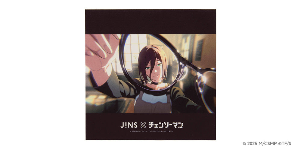 JINS x Chainsaw Man Original Design Cleaning Cloth
